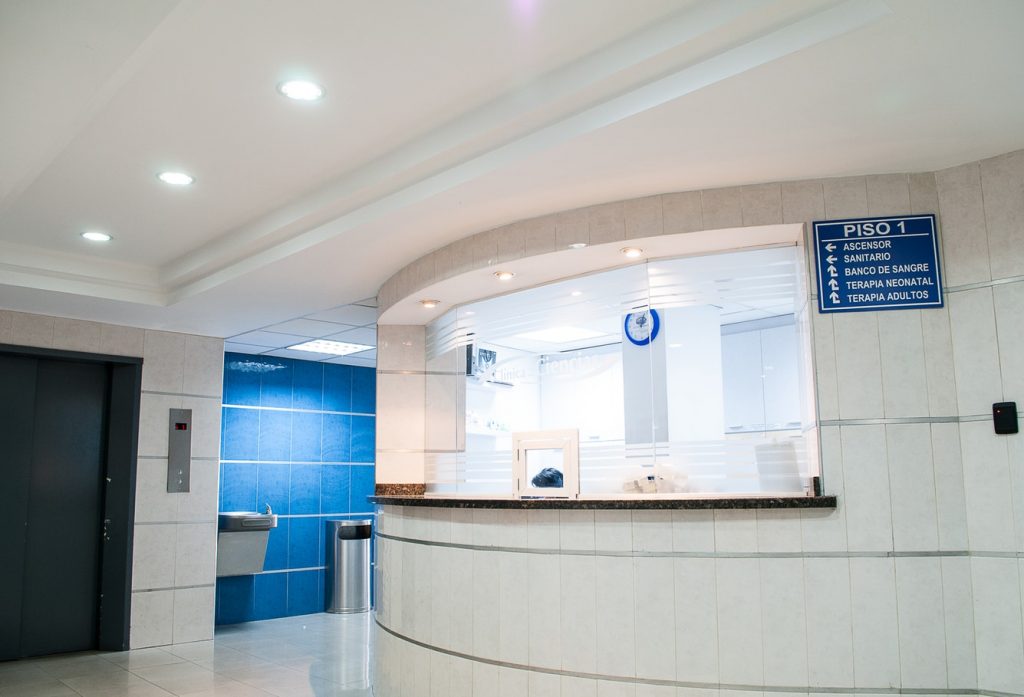 The MoonBeam removes pathogens from hospital receptions